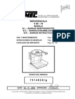 VIMEC (Manual 7514026-G de Mantenimiento de La Silla Salva-Escaleras V64-74)