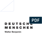 Deutsche Menschen - Walter Benjamin