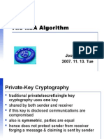 The RSA Algorithm (1)