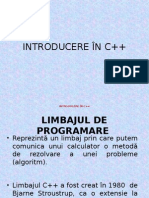 Introducere În C++