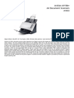 Avision AV186+ A4 Document Scanners PDF