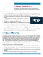 Safety and Security: Occupational Safety & Health Administration