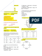 Questions On Cirrculatory System