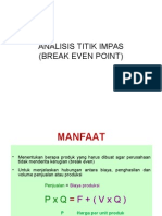 6.a. ANALISIS TITIK IMPAS