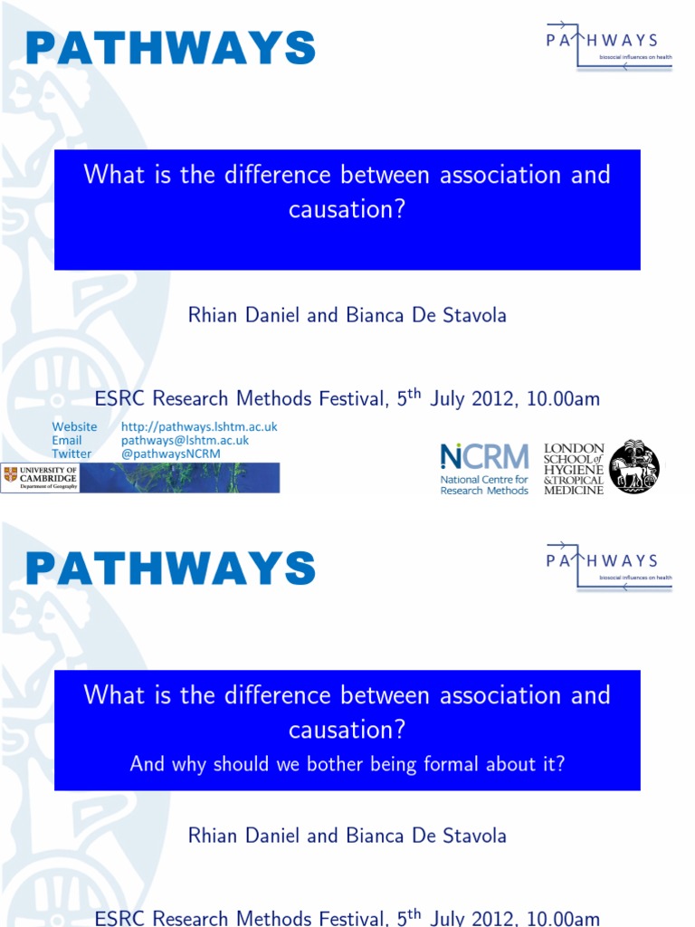 causal association meaning in english