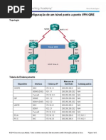 7.2.2.5 Lab - Configuring a Point-To-Point GRE VPN Tunnel