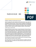 Paleta Color PERUANO 2016 PDF