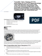 Continuously Variable Valve Timing