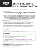 Download Tutorial Membuat Live Video Streaming Memakai Red5 by rochmat SN291607757 doc pdf