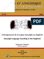 Langues Et Linguistique-libre