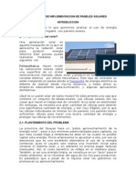 Proyecto de Implementacion de Paneles Solares