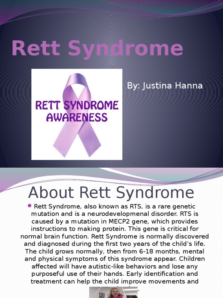 Retts Syndrome | PDF | Diseases And Disorders | Clinical Medicine