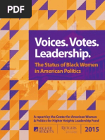 Voices. Votes. Leadership Status of Black Women in American Politics