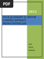 For Quadrant DC Motor Control