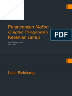 Perancangan Motion Graphic Pengenalan Kesenian Lamut