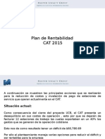 Plan de Rentabilidad CAT 2015