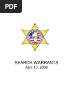 Search Warrant Manual