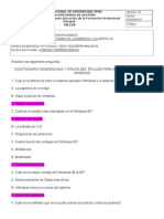 Cuestionario - Sistema Operativo Windows