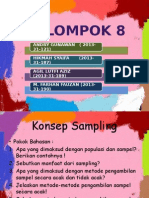 Kelompok 8 Statistik 1 Konsep Sampling