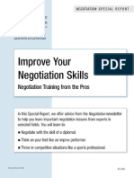 Negotiation Skills