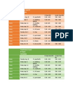 Game Schedule