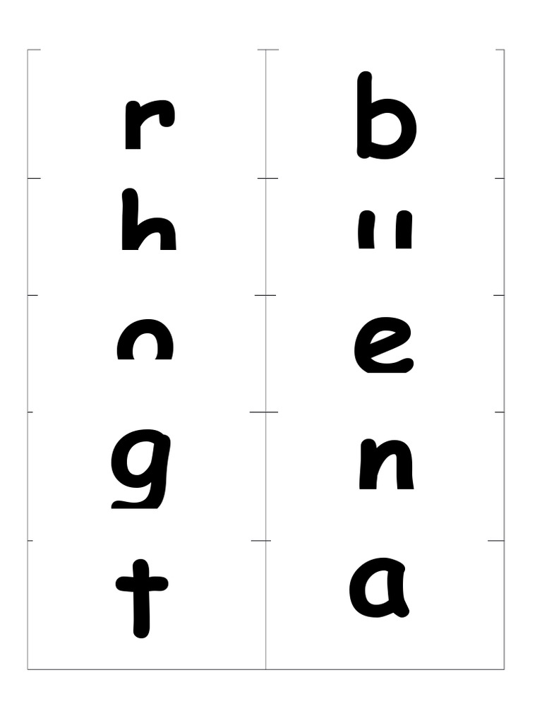 BRH Alphabet | PDF
