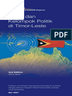Timor Leste Political Parties and Groupings 2nd Edition Bahasa