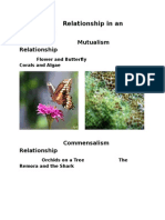 Relationship in An Ecosystem - Docx M