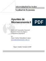 Apuntes de Microeconomía II de Juan Carlos Mendieta