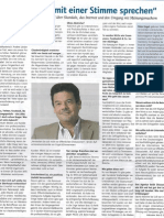 Kommunikationsberater Peter Engel im Lebensmittel Zeitung Interview