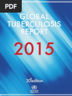 Global Tuberculosis report 2015 by WHO