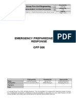 OPP-006(00) Emergency Preparedness and Response