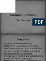 Grammar Lecture 2