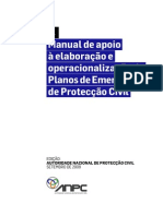 Manual de Apoio À Elaboração e Operacionalização de Planos de Emergência de Protecção Civil