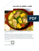 Receta de Sancocho de Gallina o Pollo