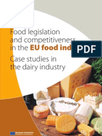 Food Legislation and Competitiveness in The EU Food Industry