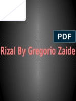 Rizal by Gregorio Zaide