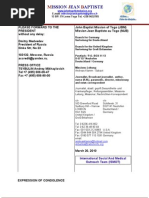 President Dmitry Medvedev Condolences