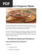3 Sopas Para Emagrecer Rápido