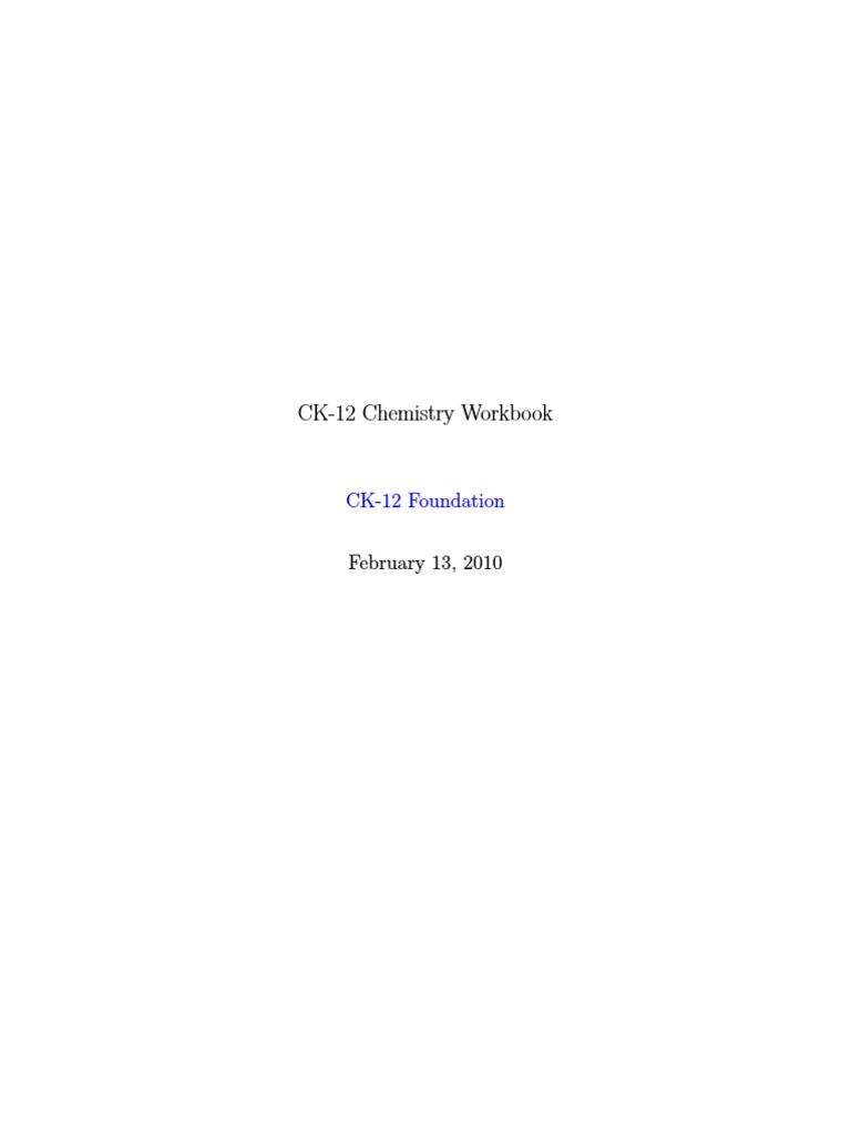 High School Chemistry Workbook | PDF | Weight | Significant Figures