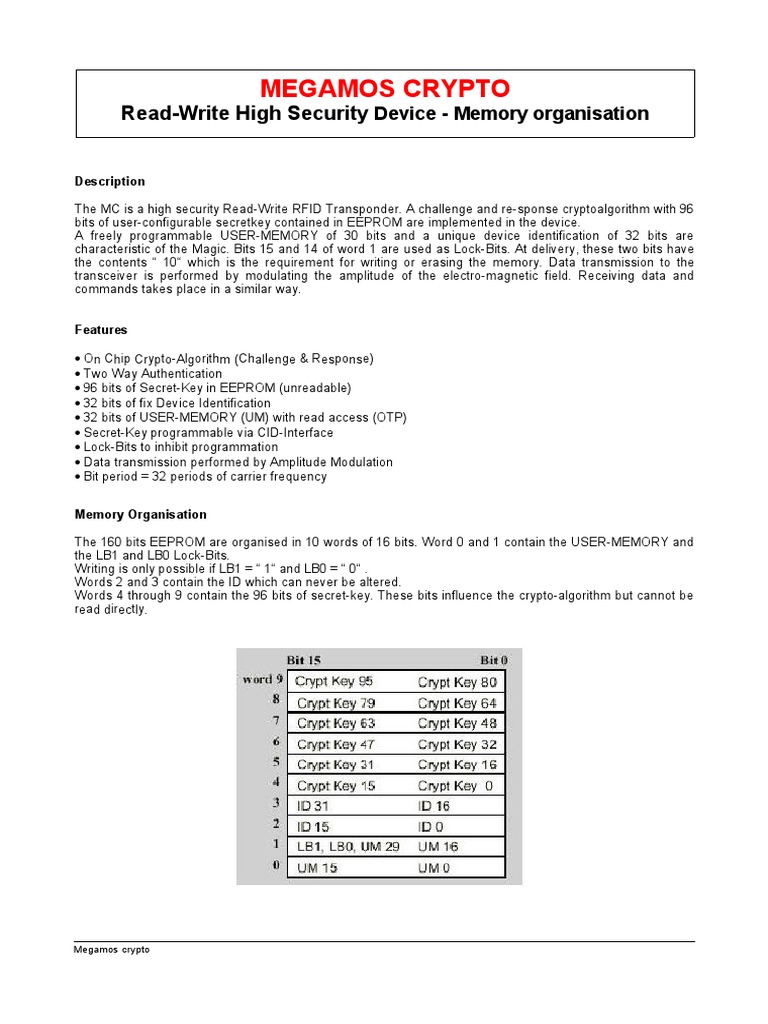 Megamos Crypto | PDF