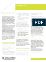 CIE A AS Factsheet PDF