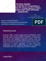 Tugas Review Dua Jurnal Teknologi Pengemasan Pangan Review Jurnal