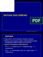 Satuan Dan Dimensi