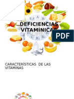 Deficiencias Vitamínicas