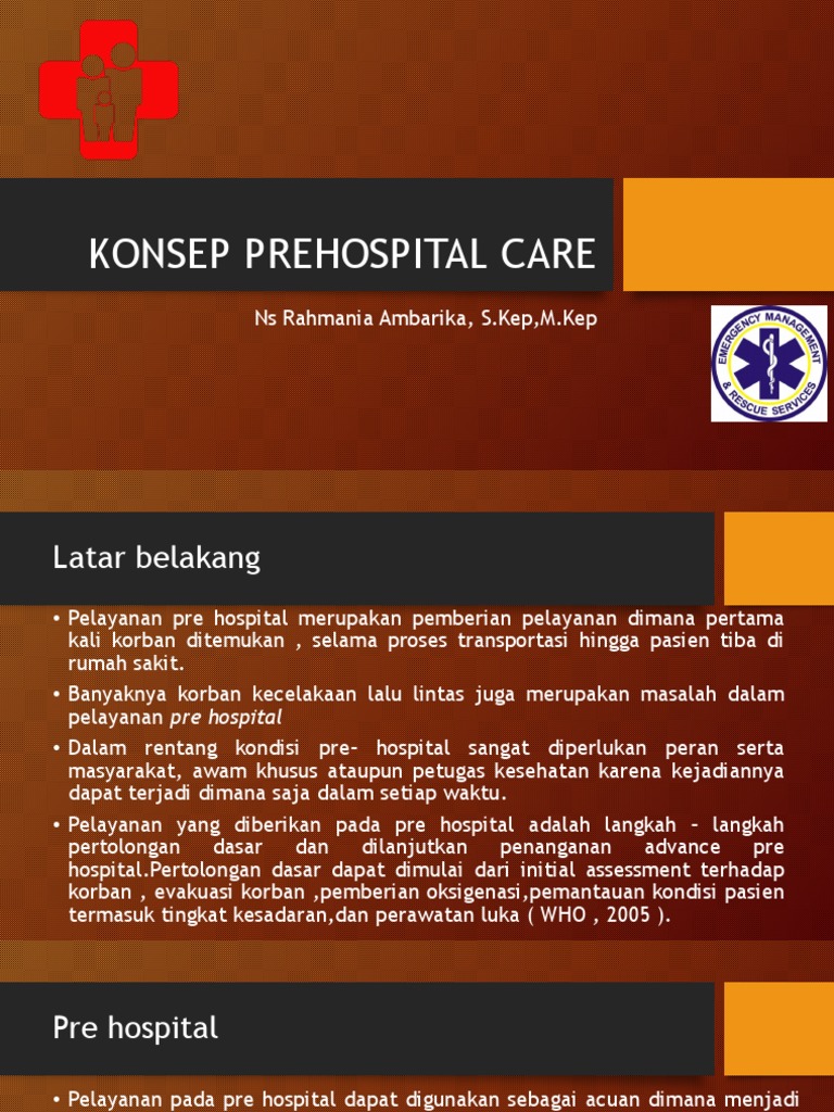 Konsep Pelayanan Prehospital Care | PDF