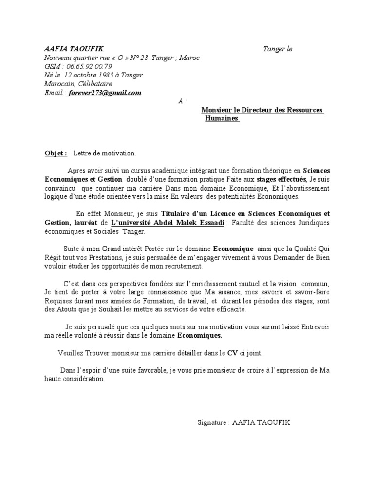 Lettre De Motivation Formation Secrétaire Médicale Fongecif