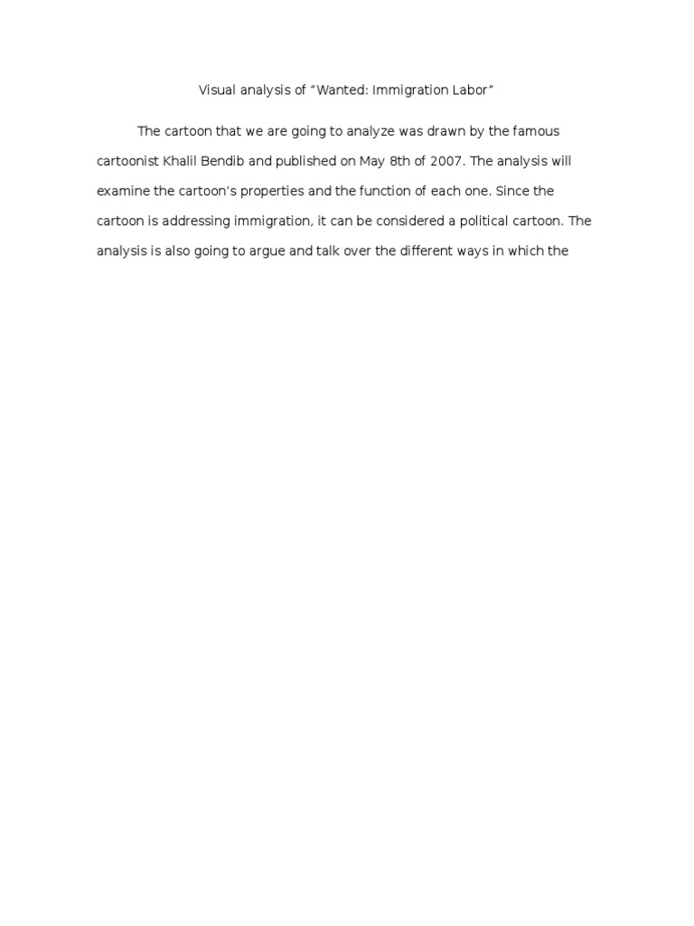 Rhetorical Analysis Final Cartoon U S Immigration And Customs Enforcement