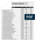 Postulantes Inscritos Examen PDF