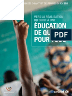 Rapport Complet Analyse Situation Education en RDC 2015. 